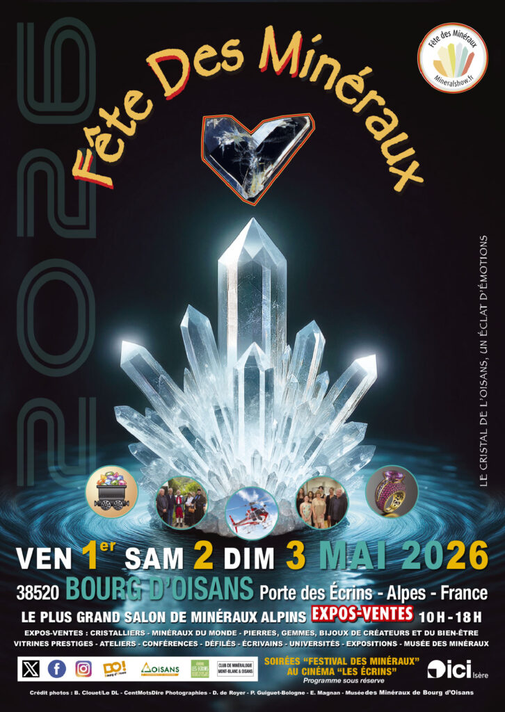 Affiche Fête des Minéraux 2026